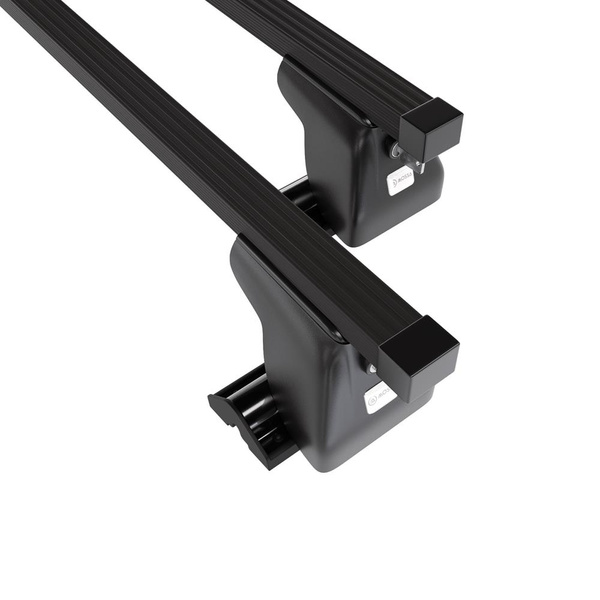 Základný nosič na strechu auta pre Hyundai Terracan SUV (2001-2007) - čierny priečny nosič - T-profil - Oceľ