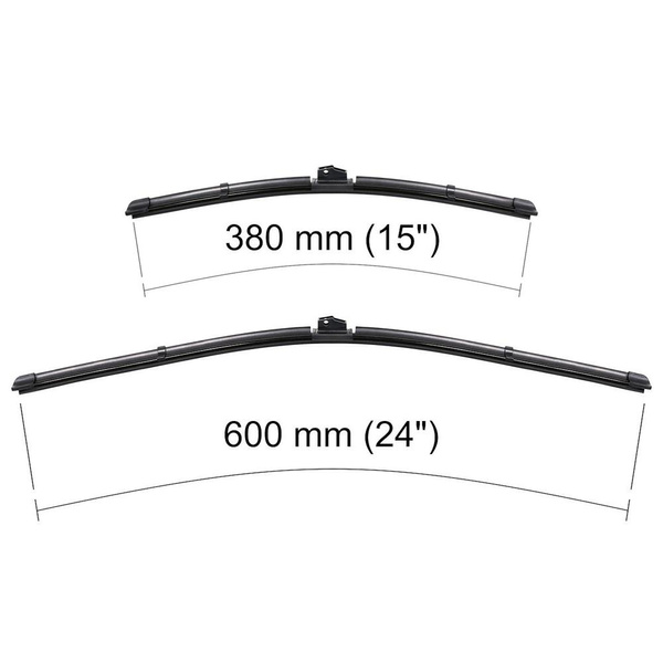Automobilové stierače na predné sklo pre Nissan Qashqai I Crossover (12.2006-12.2013) - ploché lišty