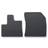 Gumové autokoberce pre Peugeot Partner III (2018-....) - čierna