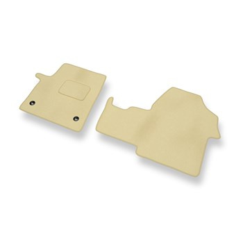 Velúrové koberčeky pre Citroen Jumpy III Van (2016-....) - béžová