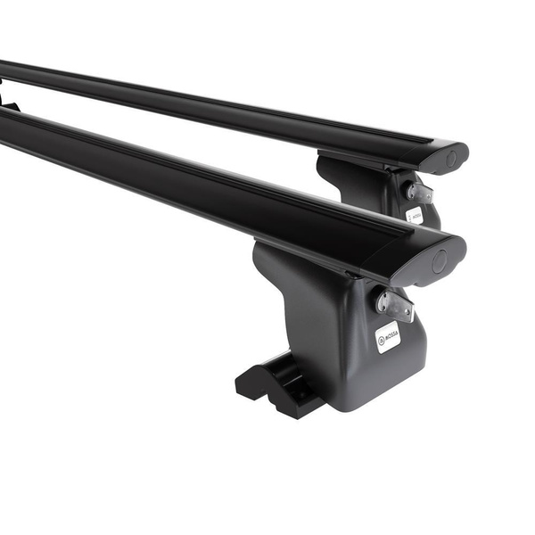 Základný nosič na strechu auta pre Toyota ProAce Verso Van (2016-....) - čierny priečny nosič - montážne body - Hliník