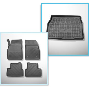 Súprava rohož do batožinového priestoru a autokoberčeky TPE PREMIUM na mieru do: