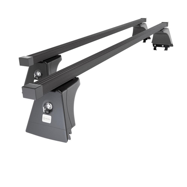 Základný nosič na strechu auta pre Chevrolet Orlando MPV (2011-2018) - čierny priečny nosič - montážne body - Oceľ