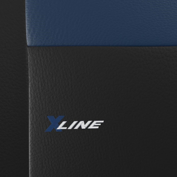 Súprava univerzálnych autopoťahov určených pre Dacia Sandero I, II, III (2008-....) - 2XL-BL