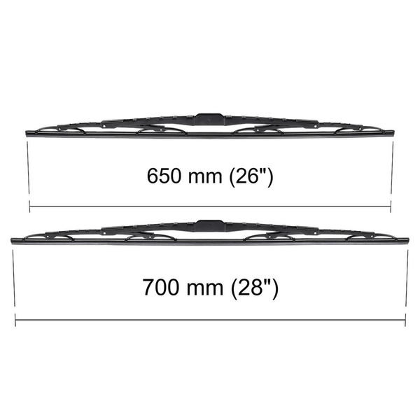 Automobilové stierače na predné sklo pre Volkswagen Sharan I Van (09.1995-02.2001) - štandard lišty