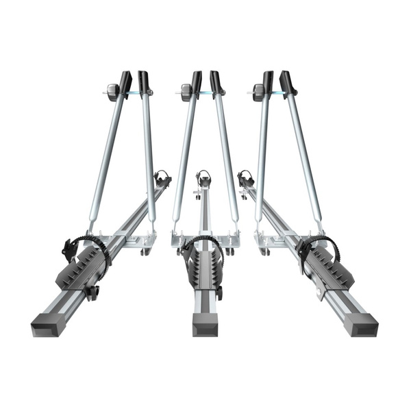 Nosič na bicykle na strechu auta, Hliníkový držiak bicyklov na strechu auta - 3xM-08