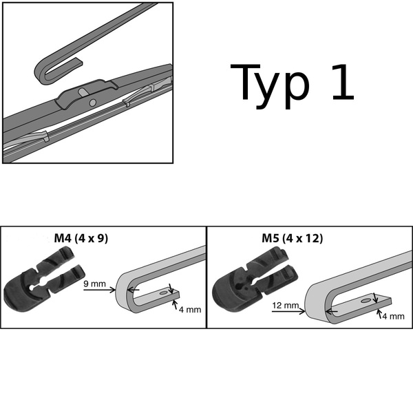 Automobilové stierače na predné sklo pre Citroen Jumpy 0 Van (1996-2019) - štandard lišty