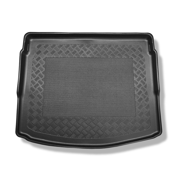 Rohož do batožinového priestoru pre: Renault Megane IV Grandtour (09.2016-....) - horný batožinový priestor (rovnaká prahová hodnota zaťaženia); pohyblivá podlaha v najvyššej polohe; nie pre E-Tech Plug-in Hybrid