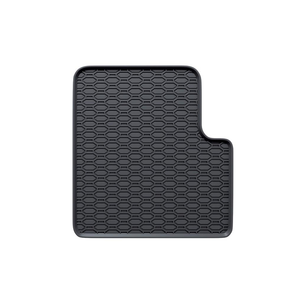 Gumové autokoberce pre Fiat Panda III Hatchback (2012-....) - čierna - 4 ks