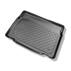 Rohož do batožinového priestoru pre: Citroen C3 Aircross II SUV (11.2017-2024) - spodný batožinový priestor; pohyblivá podlaha v najnižšej polohe alebo bez pohyblivej podlahy; zadné rozkladacie a posuvné sedadlá