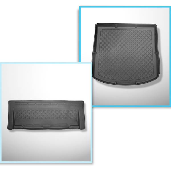 Súprava rohož do batožinového priestoru a autokoberčeky TPE na mieru do: Volkswagen Touran I 1T MPV (09.2010-08.2015)