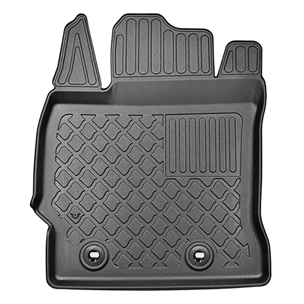 Koberčky TPE pre Toyota Auris II Hatchback (01.2013-12.2018) - tiež s hybridným pohonom