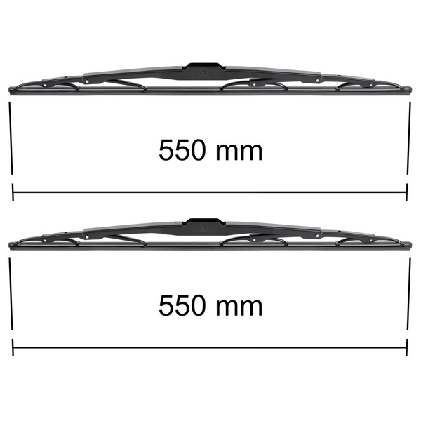 Automobilové stierače na predné sklo pre Peugeot Boxer U3, U5 Van (1994-2006) - štandard lišty