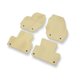 Velúrové koberčeky pre Volvo XC60 I SUV (2008-2017) - béžová