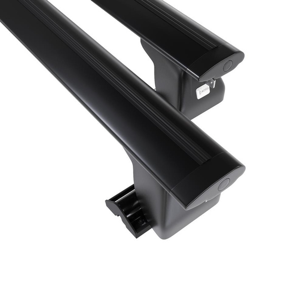 Základný nosič na strechu auta pre Citroen Spacetourer Van (2016-....) - čierny priečny nosič - montážne body - Hliník