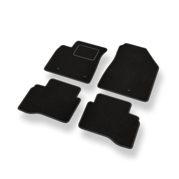Velúrové koberčeky pre Kia Niro I Crossover (2016-2022) - čierna