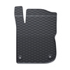 Gumové autokoberce pre Peugeot 208 Hatchback (2012-2018) - čierna - 4 ks