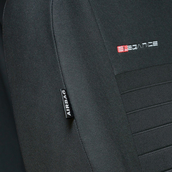 Poťahy šité na mieru pre Volkswagen Polo IV Classic, Hatchback (2001-2009) druhá rada - delené sedadlo a operadlo - poťahy do auta - autopoťahy - E4