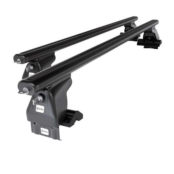 Základný nosič na strechu auta pre Kia Rio mk I Kombi (2000-2005) - čierny priečny nosič - bez montážnych prvkov - Hliník