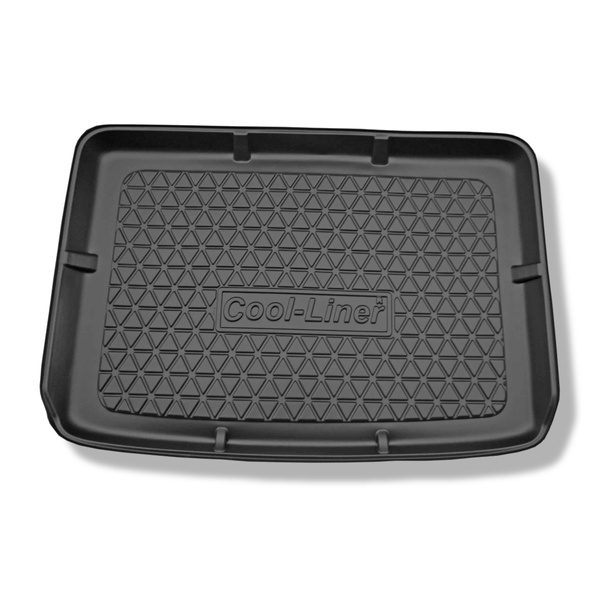 Rohož do batožinového priestoru pre: Skoda Yeti SUV (06.2009-11.2017) - horný batožinový priestor; s plným rezervným kolesom