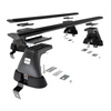Základný nosič na strechu auta pre Renault Arkana SUV (2020-....) - čierny priečny nosič - bez montážnych prvkov - Hliník
