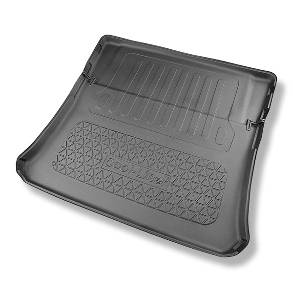 Súprava rohož do batožinového priestoru a autokoberčeky TPE PREMIUM na mieru do: Mercedes-Benz EQS X296 SUV (12.2022-....) - 7 miest; tretí rad znížený