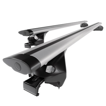 Základný nosič na strechu auta pre Mazda CX-5 SUV (2017-....) - strieborný prieč