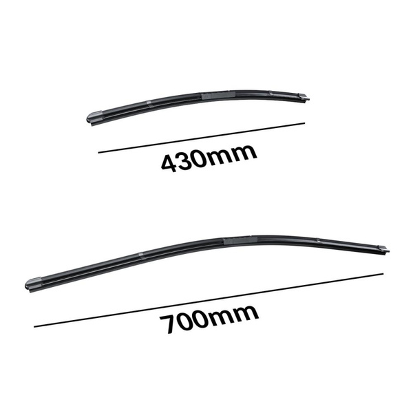 Automobilové stierače na predné sklo pre Jaguar XE Sedan (06.2015-....) - ploché lišty