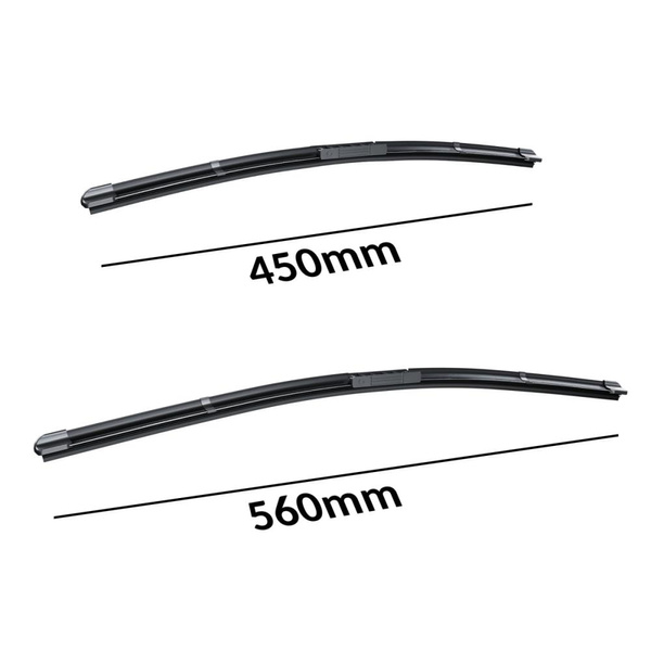 Automobilové stierače na predné sklo pre BMW Seria 1 F20, F21 Kupé, Hatchback, Kabriolet (09.2011-2019) - ploché lišty