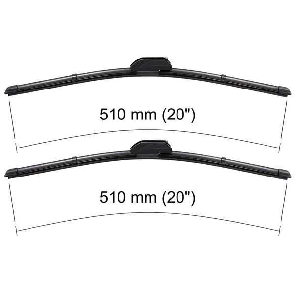 Automobilové stierače na predné sklo pre Fiat Croma I Kombi, Liftback (1985-12.1996) - ploché lišty