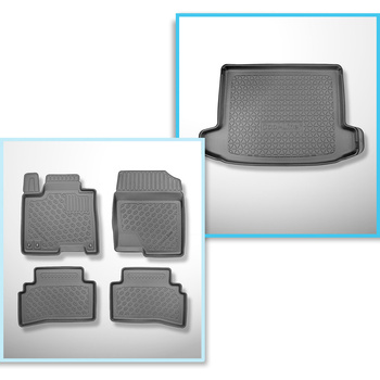 Súprava rohož do batožinového priestoru a autokoberčeky TPE PREMIUM na mieru do: