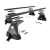 Základný nosič na strechu auta pre Toyota Hiace Van (2007-2012) - čierny priečny nosič - montážne body - Oceľ