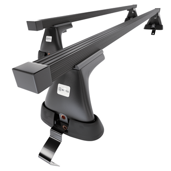 Základný nosič na strechu auta pre Fiat Bravo Hatchback (2007-2014) - čierny pri