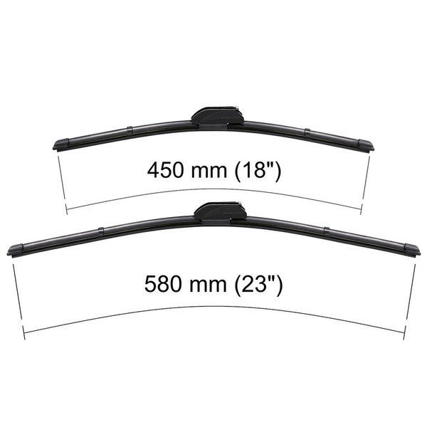 Automobilové stierače na predné sklo pre Fiat Albea 0 Sedan (01.2002-12.2012) - ploché lišty