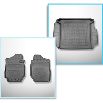 Súprava rohož do batožinového priestoru a autokoberčeky TPE PREMIUM na mieru do: