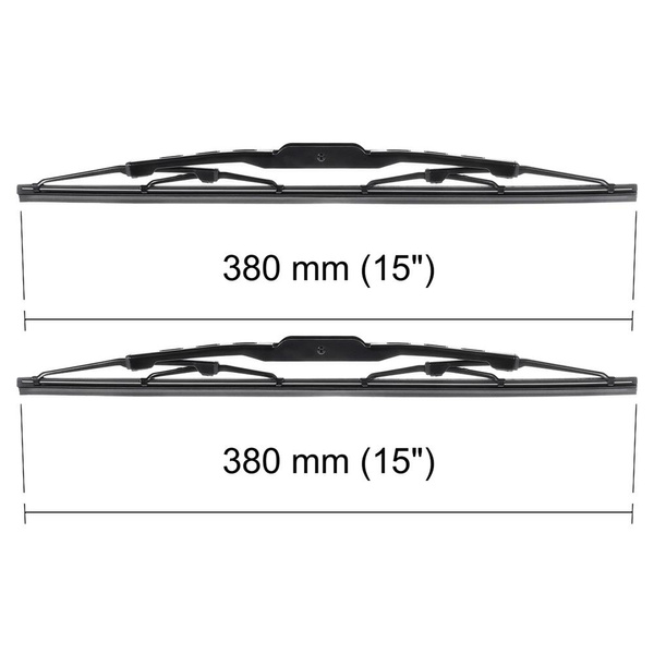 Automobilové stierače na predné sklo pre Jeep Wrangler III SUV (01.2007-2018) - štandard lišty
