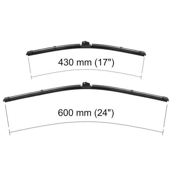 Automobilové stierače na predné sklo pre Fiat Croma II Kombi, Liftback (06.2005-12.2010) - ploché lišty