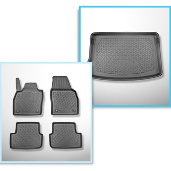 Súprava rohož do batožinového priestoru a autokoberčeky TPE PREMIUM na mieru do: