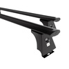 Základný nosič na strechu auta pre Fiat Ducato IV Van (2014-....) - čierny priečny nosič - montážne body - Hliník