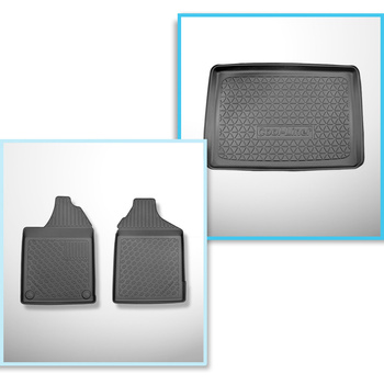 Súprava rohož do batožinového priestoru a autokoberčeky TPE PREMIUM na mieru do: