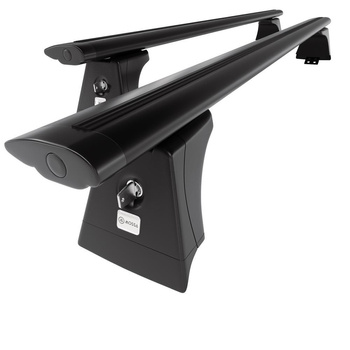Základný nosič na strechu auta pre Suzuki Across SUV (2021-....) - čierny priečn