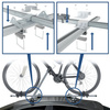 Nosič na bicykle na strechu auta, Hliníkový držiak bicyklov na strechu auta - 3xM-08