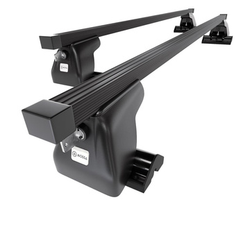 Základný nosič na strechu auta pre Jeep Commander SUV (2006-2010) - čierny prieč