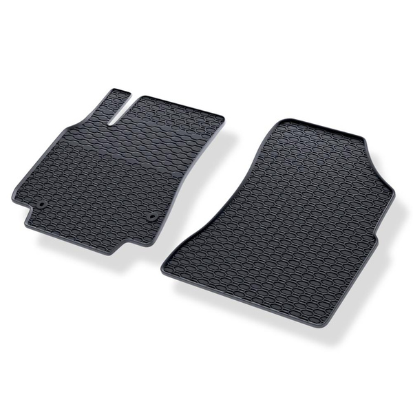 Gumové autokoberce pre Citroen Berlingo II Van (2008-2018) - čierna - 2 ks