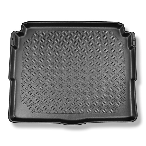 Rohož do batožinového priestoru pre: Peugeot 3008 II SUV (11.2016-....) - spodný batožinový priestor pripravený pre pohyblivú podlahu batožinového priestoru; pod / bez pohyblivej podlahy batožinového priestoru (Flex Floor); nie pre hybridnú verziu