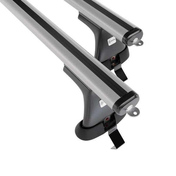 Základný nosič na strechu auta pre Skoda Octavia IV Liftback (2019-....) - strieborný priečny nosič - bez montážnych prvkov - Hliník