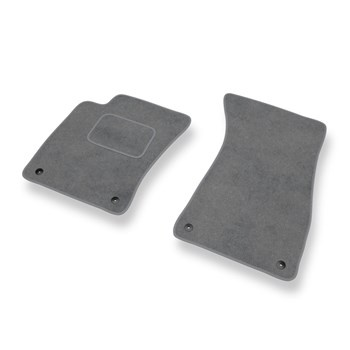 Velúrové koberčeky pre Audi A8 II D3 Limuzína (2002-2010) - šedá