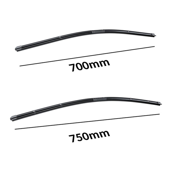 Automobilové stierače na predné sklo pre Ford Transit Custom Van (09.2012-....) - ploché lišty