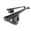 Základný nosič na strechu auta pre Lancia Kappa SW (1999-2006) - čierny priečny nosič - zábradlie - Oceľ