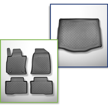 Súprava rohož do batožinového priestoru a autokoberčeky TPE na mieru do: Ssangyo